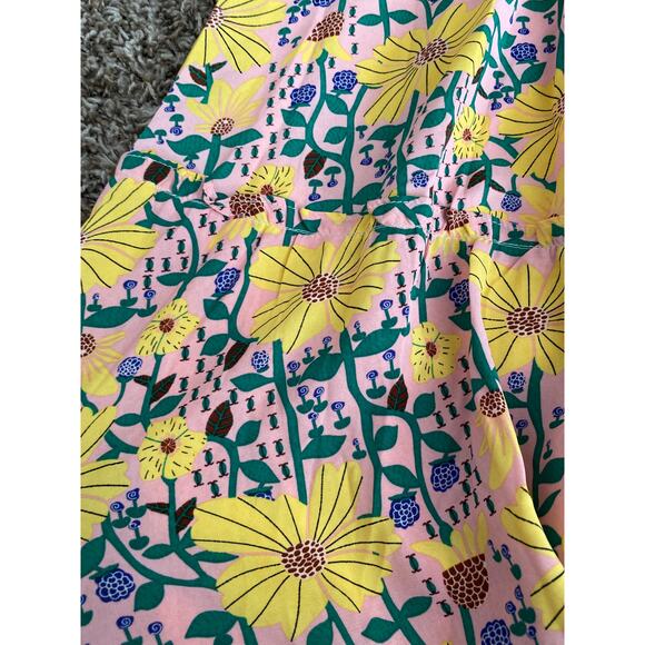Jodifl Spring Time In Bloom Mini Dress Size Large Long Sleeve - Picture 6 of 6
